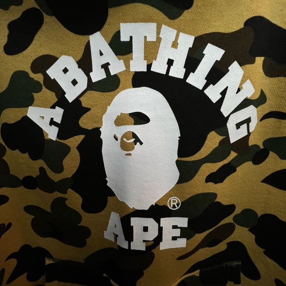 BAPE 1st Camo College PulloverHoodie (SS21) DEADSTOCK